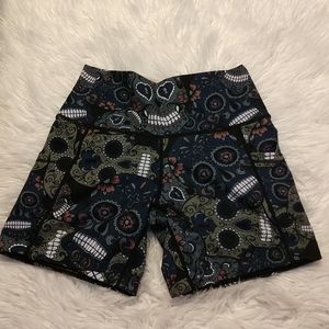 Midnight Skull Shorts